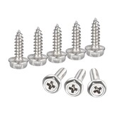 25x Zelftappende Schroeven M3x12mm RVS 304 - 47% Korting