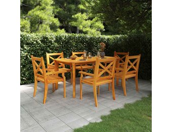 VidaXL Acaciahouten Tuintafel 160x90x75 cm - 59% Korting