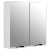 Badkamerkast met Spiegel 64x20x67 cm Wit - 34% Korting
