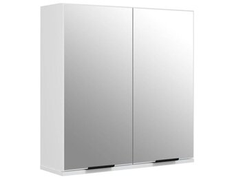 Badkamerkast met Spiegel 64x20x67 cm Wit - 34% Korting