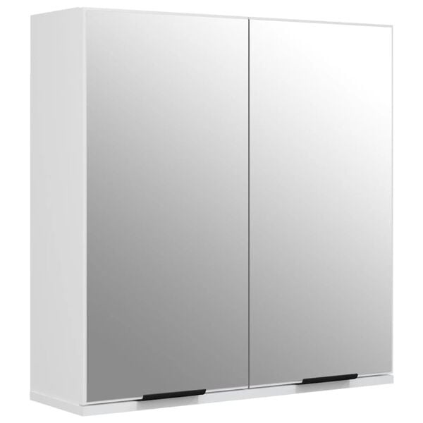 Badkamerkast met Spiegel 64x20x67 cm Wit - 34% Korting