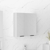 Badkamerkast met Spiegel 64x20x67 cm Wit - 34% Korting