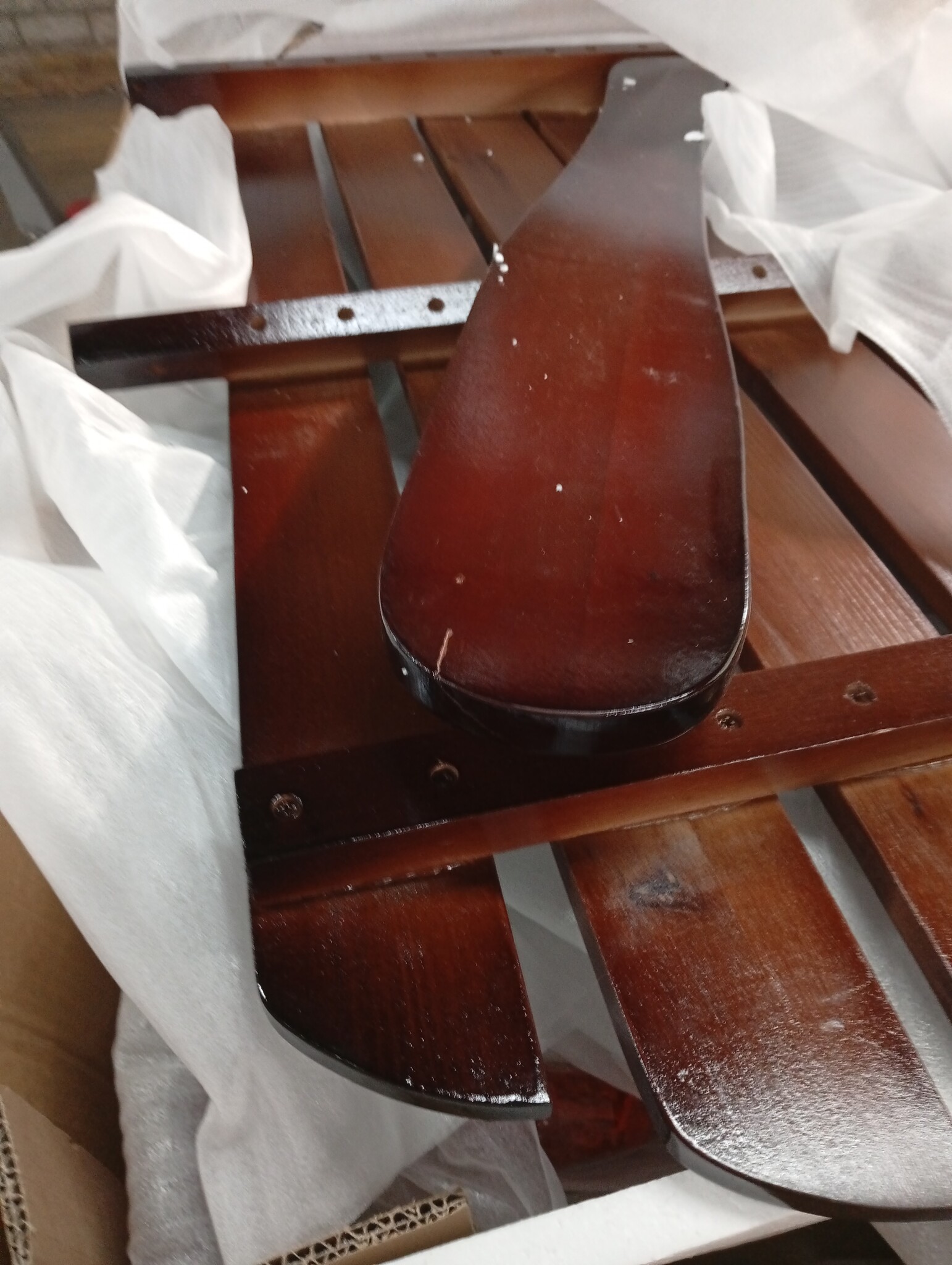 Massief Houten Tuinstoel Bruin - 54% Korting