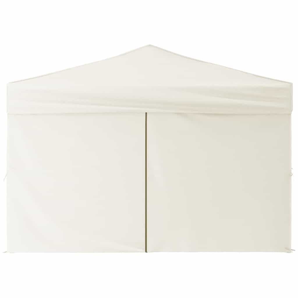 Inklapbare Partytent met Zijwanden 3x3m Crème - 34% Korting