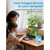 Digitale Kinder Microscoop 1000x Vergroting met IPS Scherm & LED