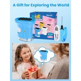 Digitale Kinder Microscoop 1000x Vergroting met IPS Scherm & LED