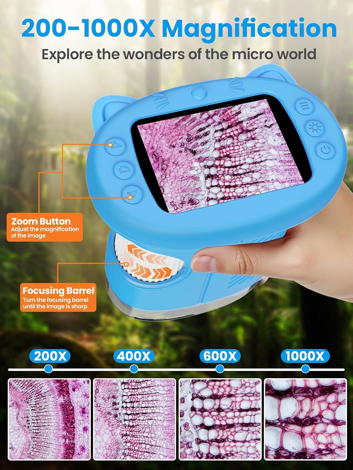Digitale Kinder Microscoop 1000x Vergroting | 32% Korting