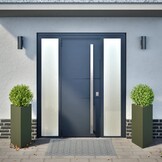 VidaXL Plantenbakken 2 st, Olijfgroen Staal, 40x34,5x70 cm (53% Korting)