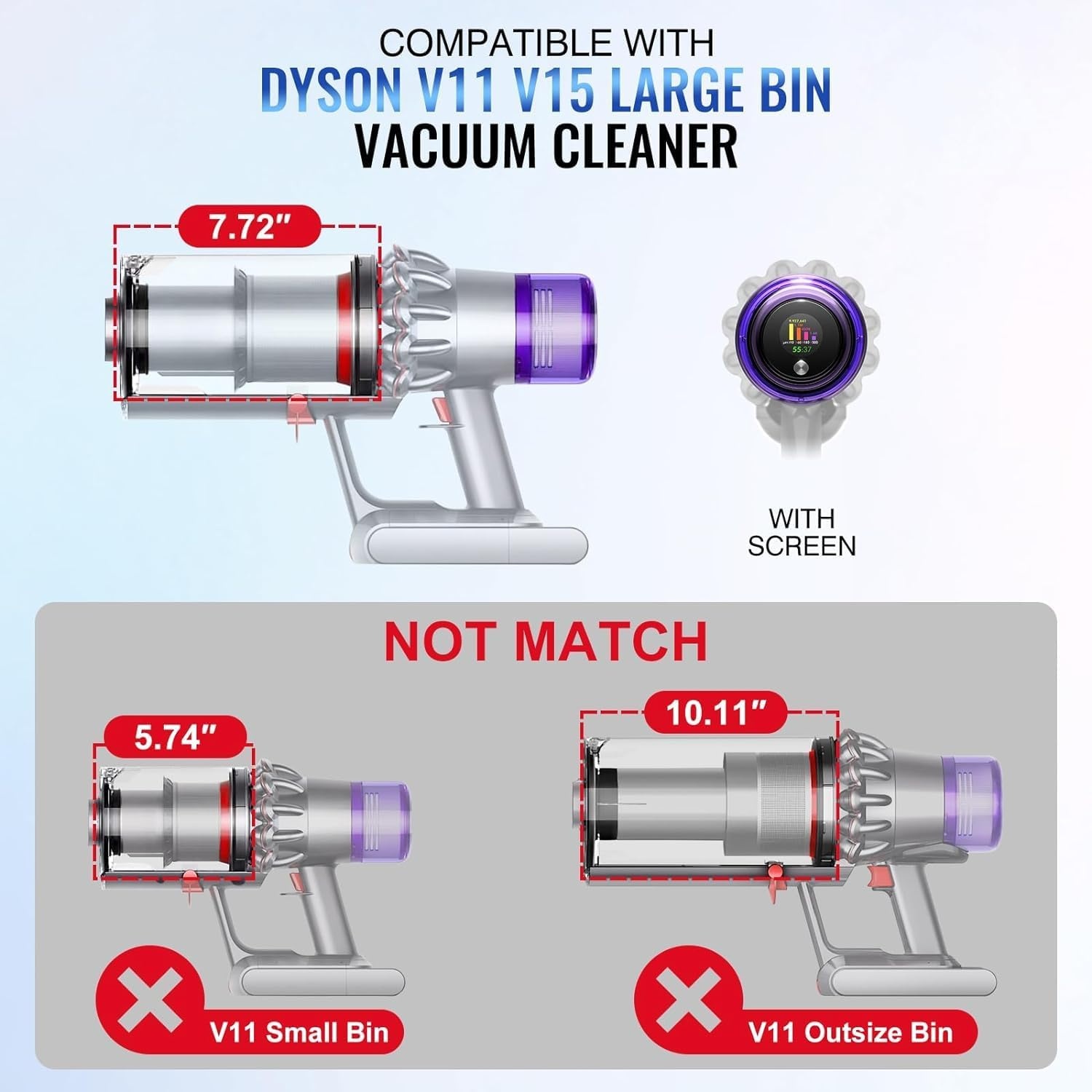 Stofreservoir voor Dyson V11/V15 - Groot & Wasbaar met 32% Korting