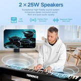 Digitale Piano 88 Toetsen met Hameractie | 2x 25W Speakers | 34% Korting