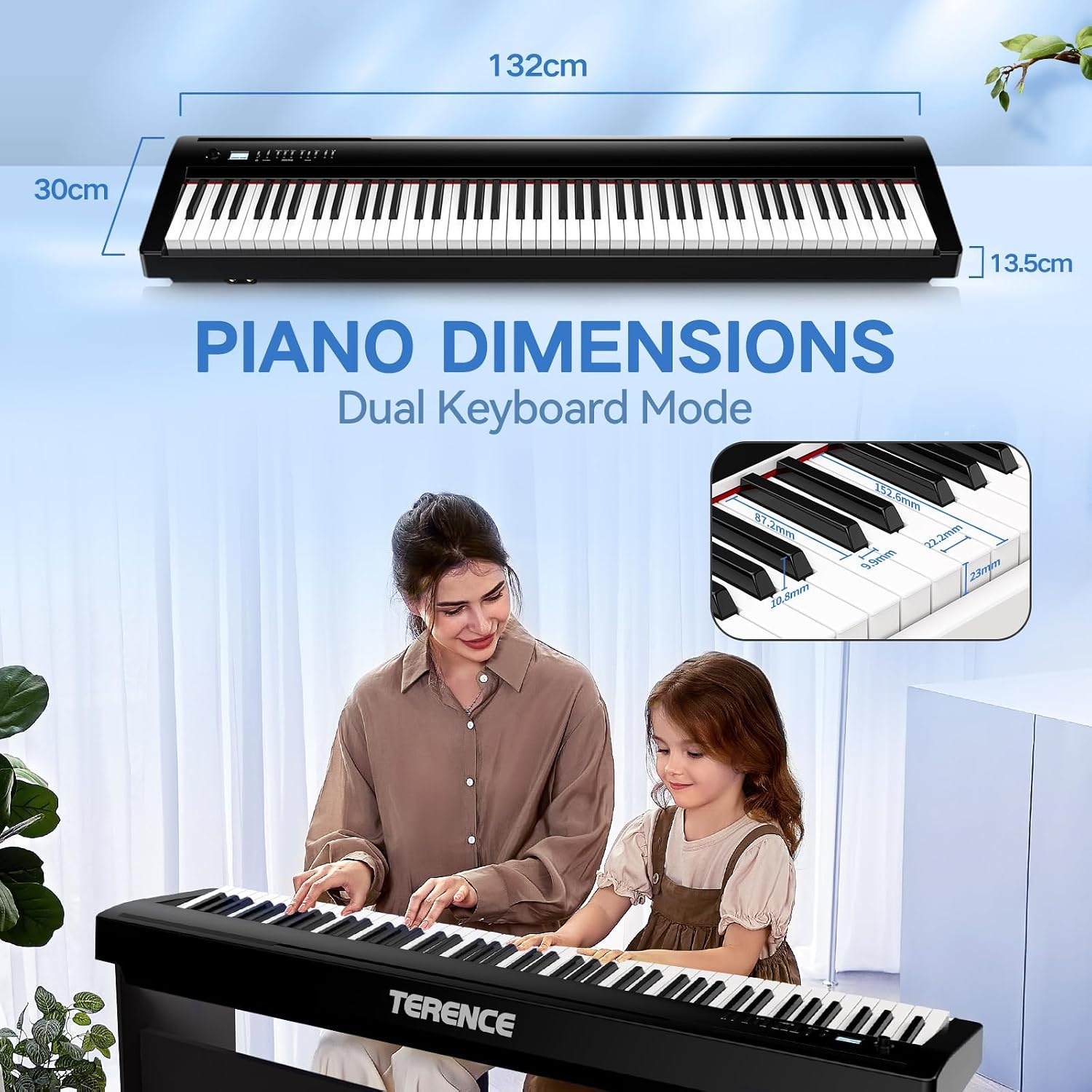 Digitale Piano 88 Toetsen met Hameractie | 2x 25W Speakers | 34% Korting