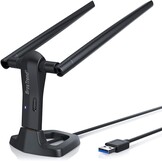 Snelle WiFi Adapter AC1200 met 2 Antennes & 28% Korting