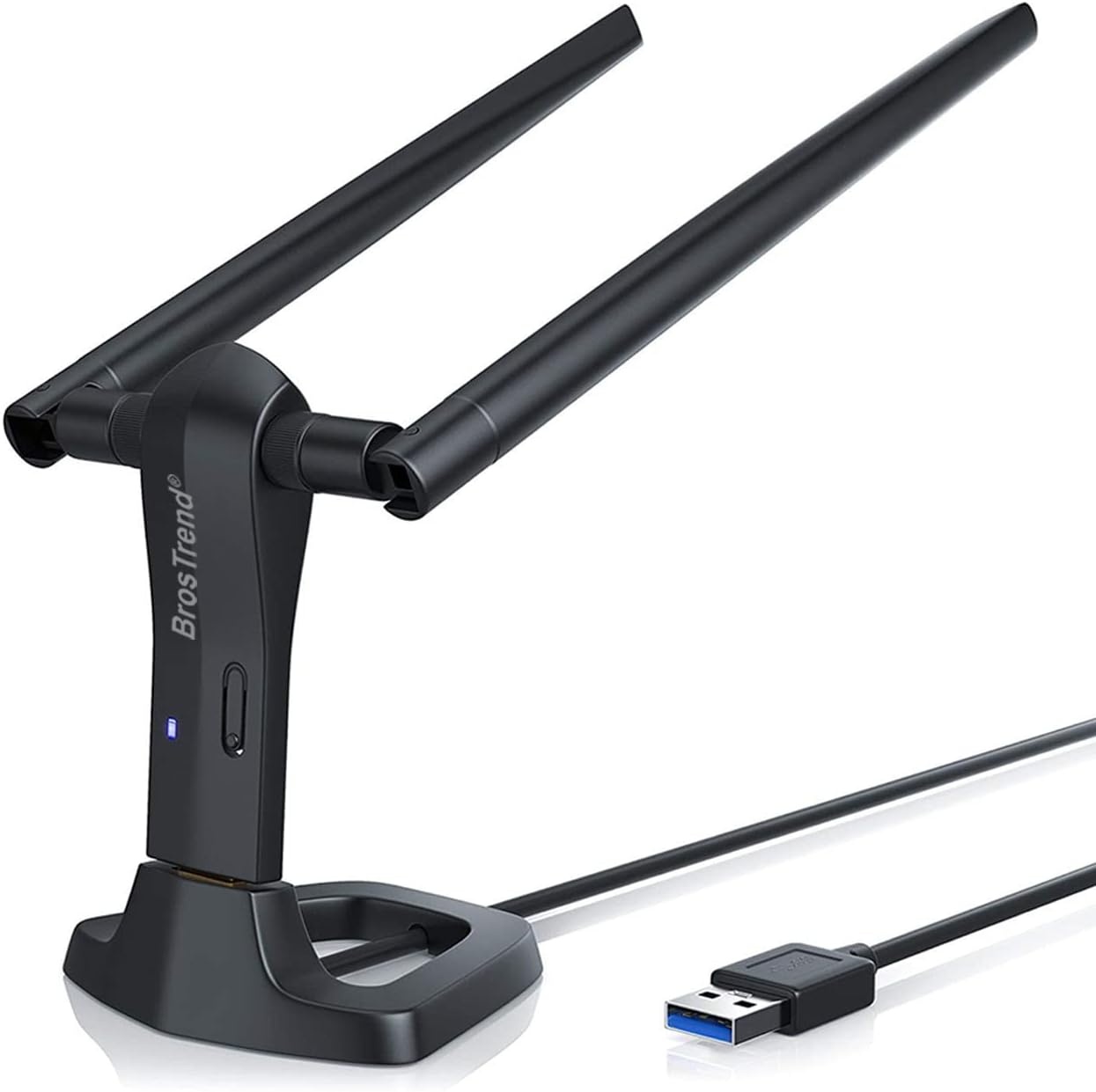 Snelle WiFi Adapter AC1200 met 2 Antennes & 28% Korting