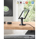 Snelle WiFi Adapter AC1200 met 2 Antennes & 28% Korting