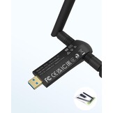 Snelle WiFi Adapter AC1200 met 2 Antennes & 28% Korting