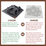 Interactieve Kattenspeelmat & Krasmat - Grijs - 57% Korting