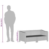 Loungeset met kussens, Poly Rotan, Grijs - 35% Korting!