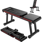 Verstelbare Halterbank - Inklapbaar & 300KG Capaciteit - 53% Korting