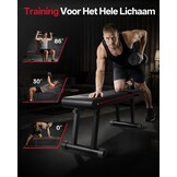 Verstelbare Halterbank - Inklapbaar & 300KG Capaciteit - 53% Korting