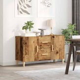Dressoir 100x36x60 cm Bewerkt Hout - Oudhoutkleurig met 34% Korting