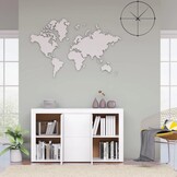vidaXL Dressoir Hoogglans Wit - 120x36x69 cm - 55% Korting