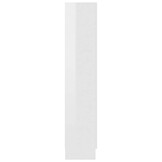 Vitrinekast Hoogglans Wit 82,5x30,5x150 cm - 55% Korting!