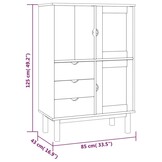 Hoge Kast OTTA - Grenenhout - 85x43x125 cm - 55% Korting