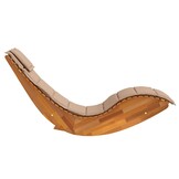 VidaXL Schommel Ligbed met Kussen - Massief Acaciahout (35% Korting)