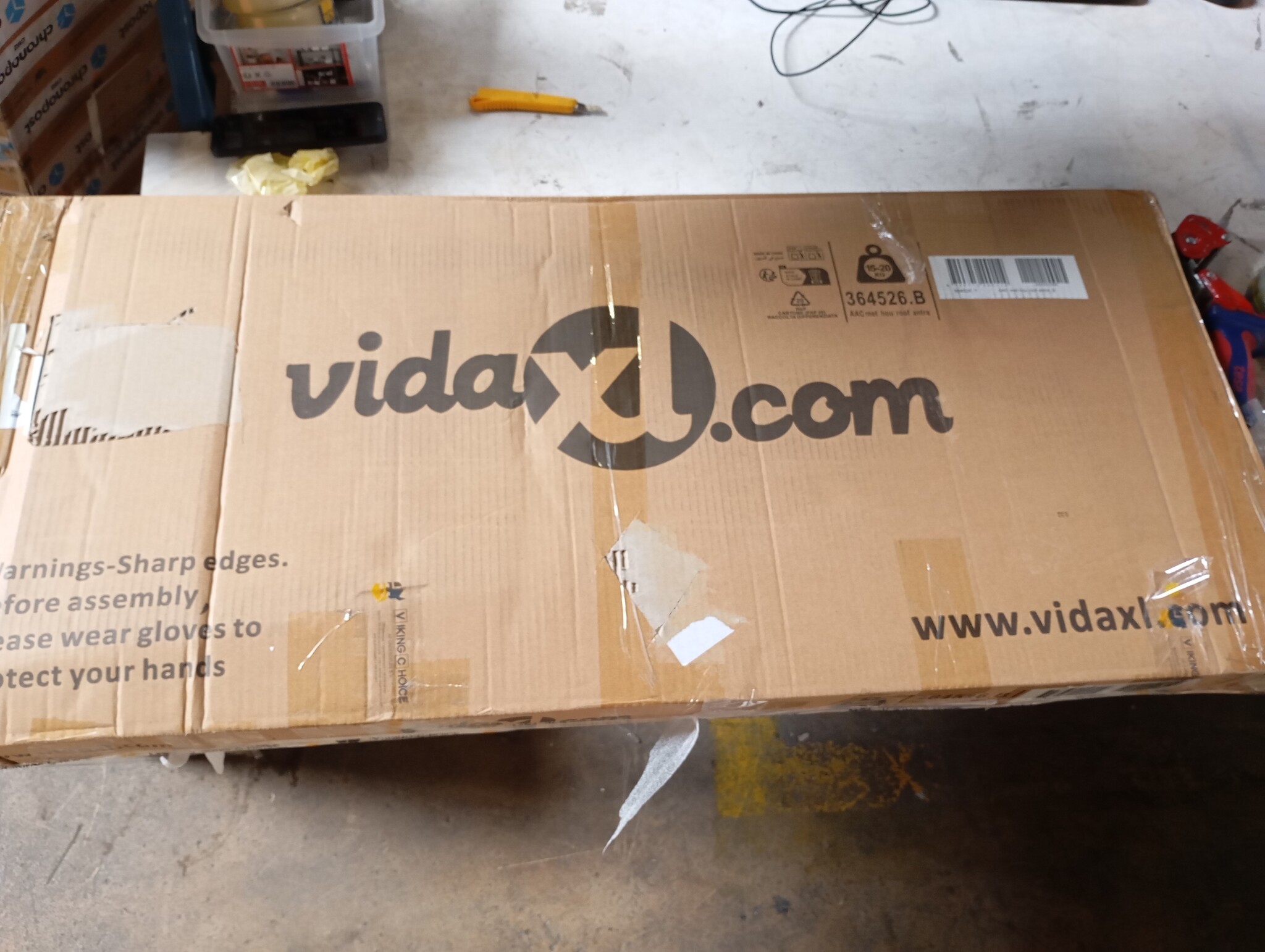 Stevige Tuinschuur met Verlengd Dak 277cm Antraciet - 60% Korting!