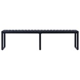 Tuinbank 180 cm PS-plaat zwart - 35% Korting