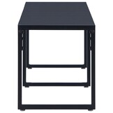 Tuinbank 180 cm PS-plaat zwart - 35% Korting