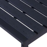 Tuinbank 180 cm PS-plaat zwart - 35% Korting