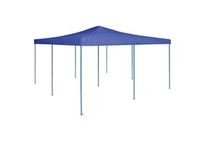 Blauw Inklapbaar Prieel 5x5m - 35% Korting