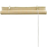 Rolgordijn Bamboe Naturel 120x160 cm - 32% Korting