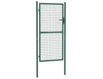 Tuinpoort Staal Groen 100x175 cm - 55% Korting!