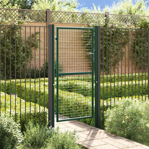 Tuinpoort Staal Groen 100x175 cm - 55% Korting!