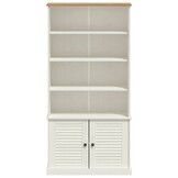 Boekenkast VIGO Grenenhout Wit - 60% Korting