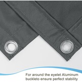 SUNNY GUARD Balkon Privacy Scherm 90x500 cm Donker Antraciet - 30% Korting