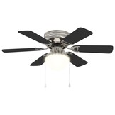 Plafondventilator met Licht Ø 82 cm Zwart - 34% Korting