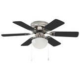 Plafondventilator met Licht Ø 82 cm Zwart - 34% Korting