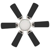 Plafondventilator met Licht Ø 82 cm Zwart - 34% Korting
