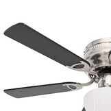 Plafondventilator met Licht Ø 82 cm Zwart - 34% Korting