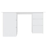 Wit Hoekbureau 145x100 cm - Ideaal voor Studeren en Werken (55% Korting)