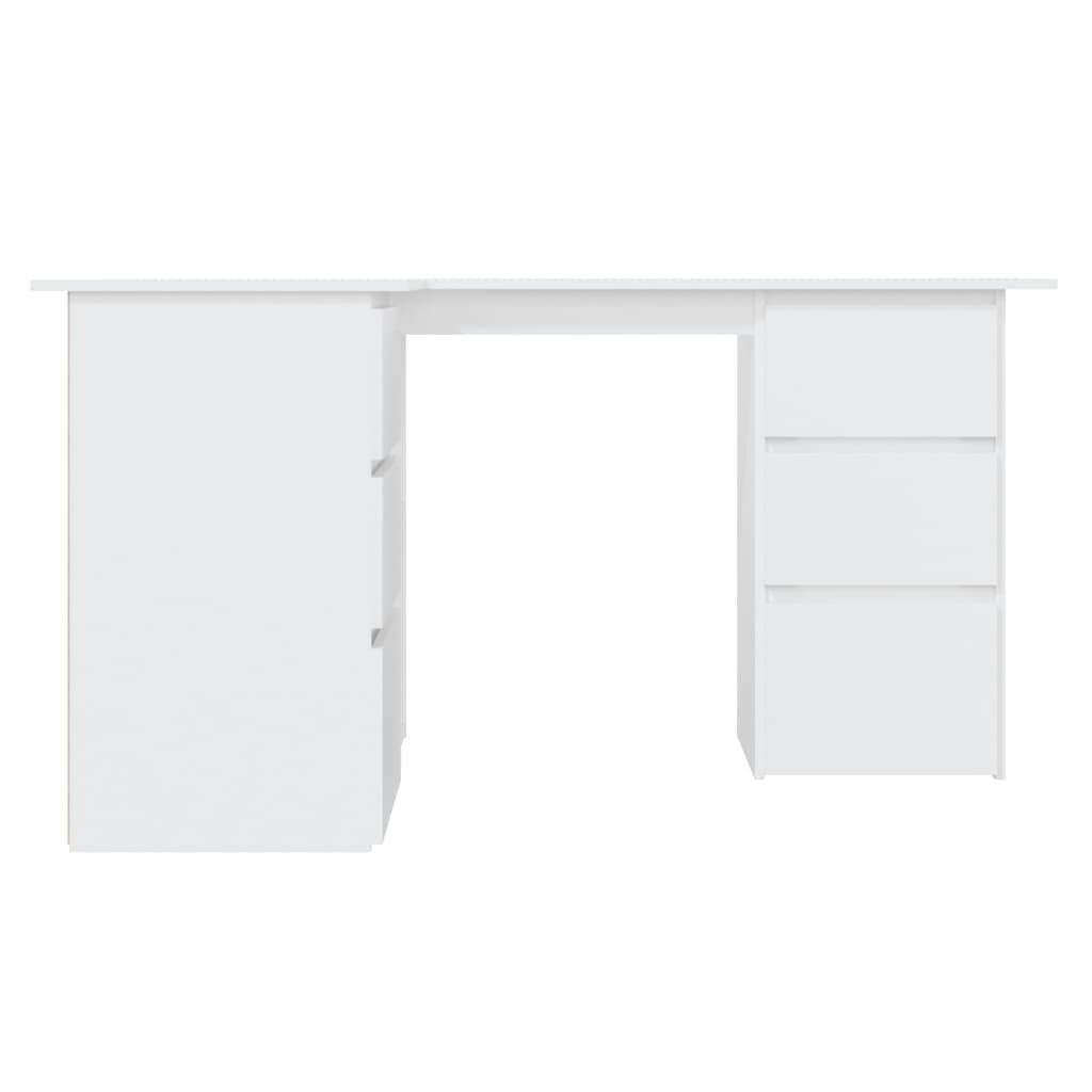 Wit Hoekbureau 145x100 cm - Ideaal voor Studeren en Werken (55% Korting)