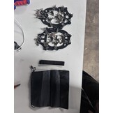 Antislip Stijgijzers PICKBEAU - 32 Spikes - Maat L - Zwart
