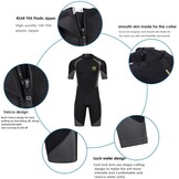 ZCCO Heren Shorty Wetsuit 1,5mm Neopreen - Maat L - Zwart - 33% Korting