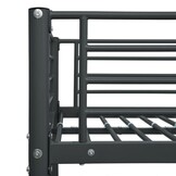 Zwart metalen stapelbed 140x200cm / 90x200cm - 35% Korting
