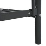 Zwart metalen stapelbed 140x200cm / 90x200cm - 35% Korting
