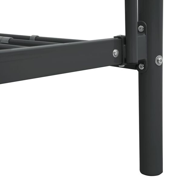 Zwart metalen stapelbed 140x200cm / 90x200cm - 35% Korting