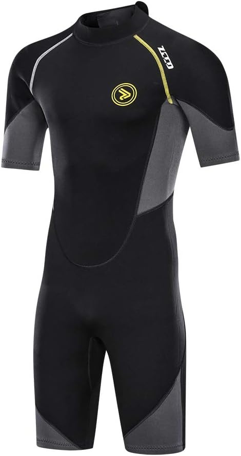 ZCCO Heren Shorty Wetsuit 1,5mm Neopreen - Maat L - Zwart - 33% Korting
